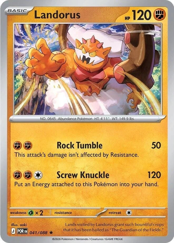 Landorus 041/088 Reverse Holo