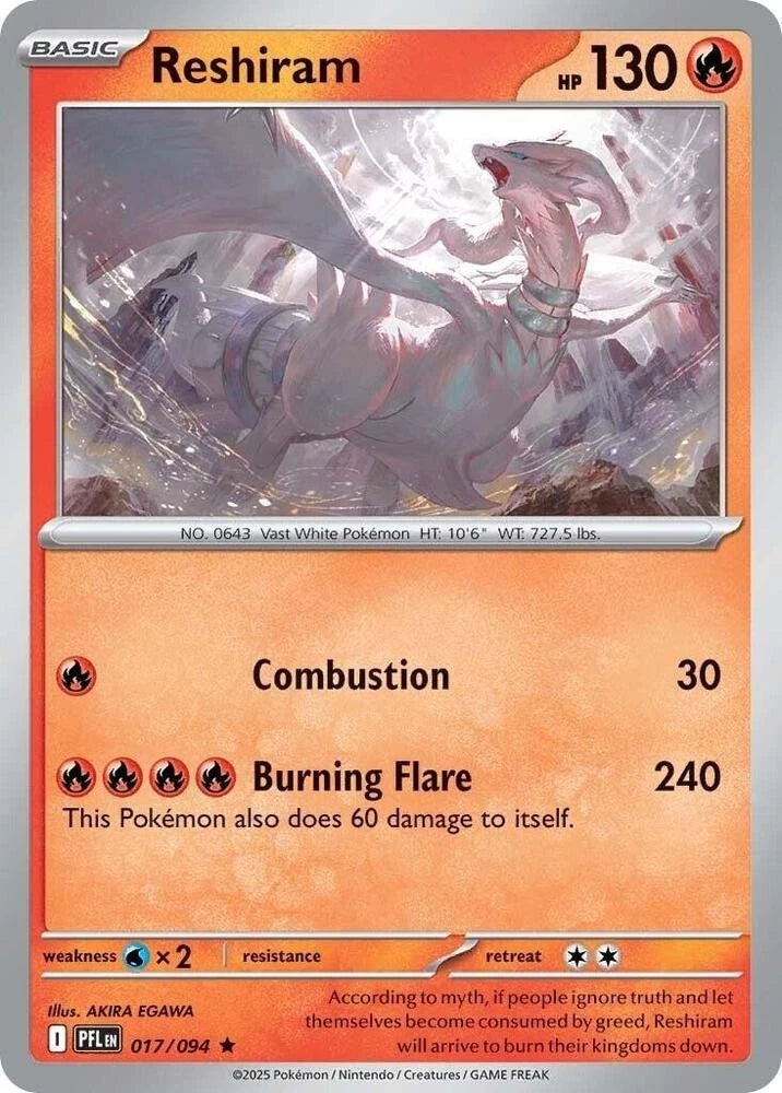 Reshiram 017/094 Reverse Holo