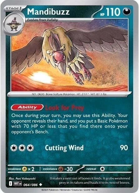 Mandibuzz 064/086 Reverse Holo