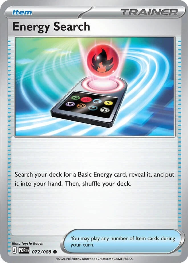 Energy Search 072/088 Reverse Holo