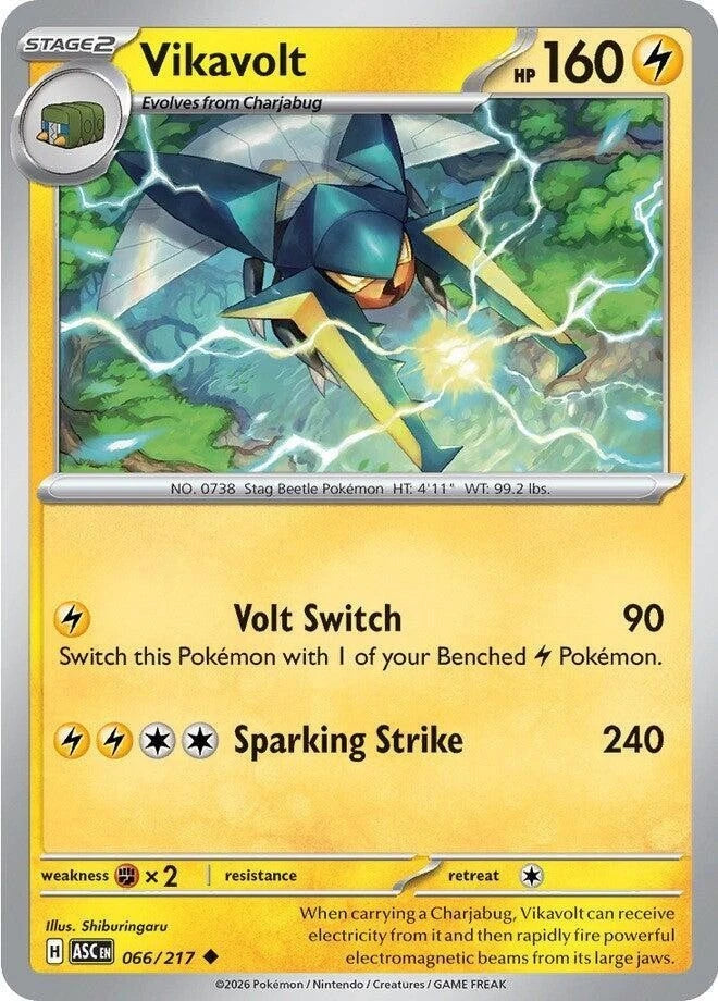 Vikavolt 066/217 Pokeball Pattern