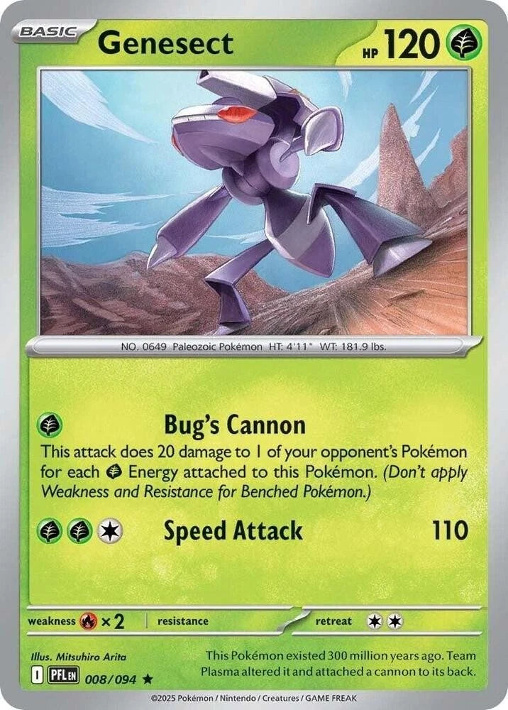 Genesect 008/094 Reverse Holo