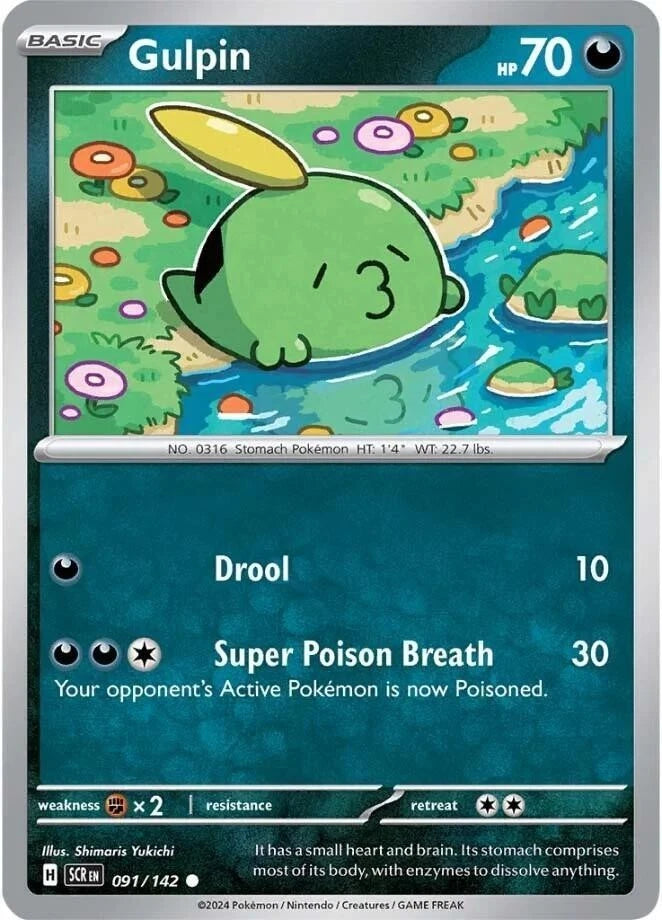 Gulpin 091/142 Reverse Holo