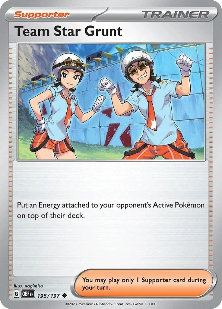 Team Star Grunt 195/197 Reverse Holo