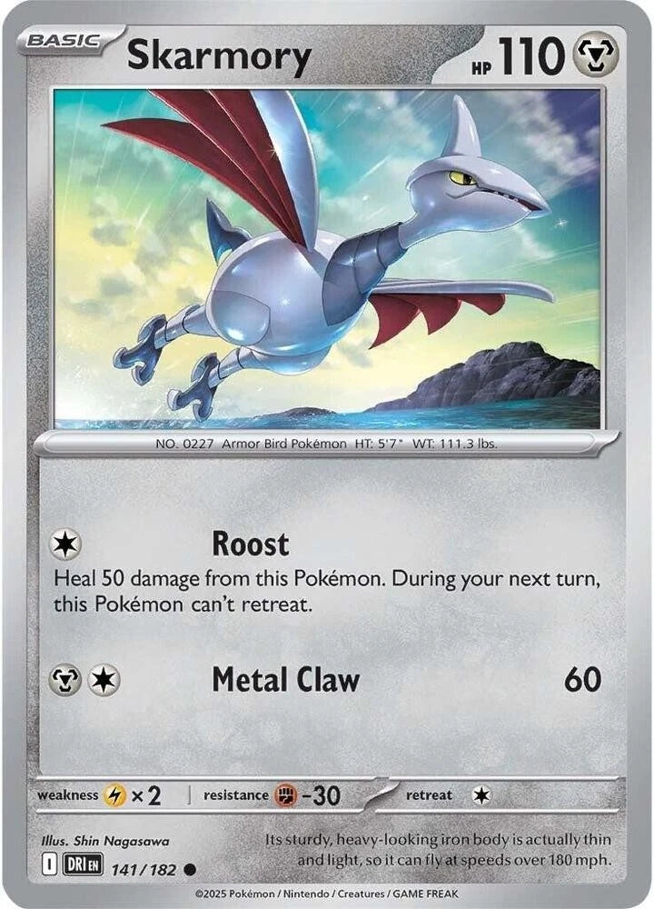 Skarmory 141/182 Reverse Holo