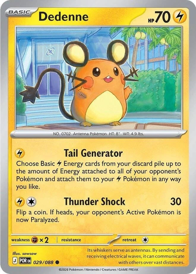 Dedenne 029/088 Reverse Holo