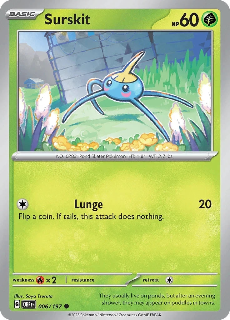 Surskit 006/197 Reverse Holo