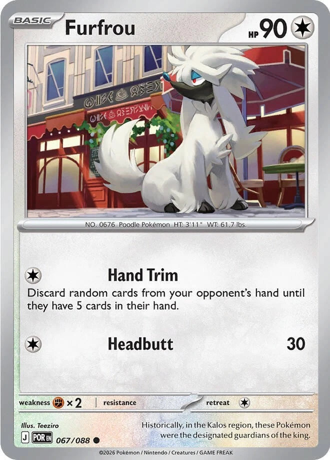 Furfrou 067/088 Reverse Holo