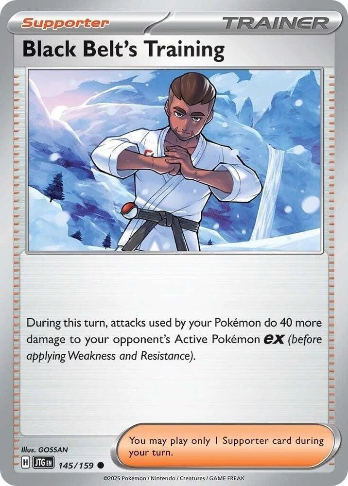 Black Belt's Training 145/159 Reverse Holo