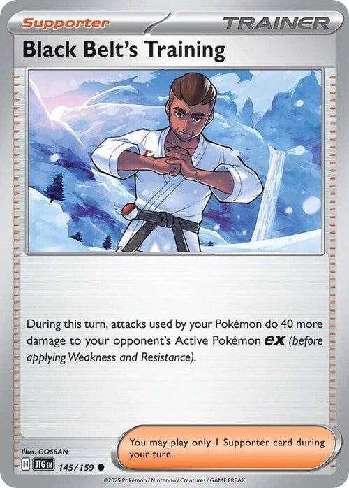 Black Belt's Training 145/159 Reverse Holo