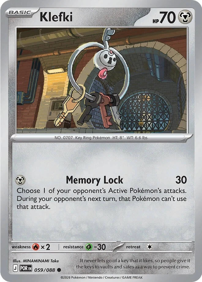 Klefki 059/088 Reverse Holo