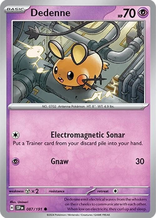Dedenne 087/191 Reverse Holo
