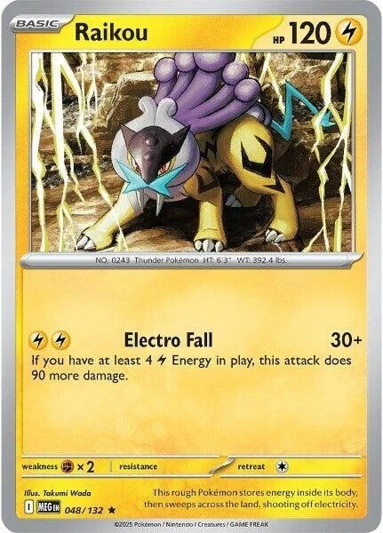 Raikou 048/132 Reverse Holo