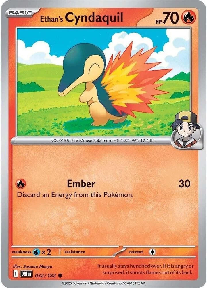 Ethan's Cyndaquil 032/182 Reverse Holo