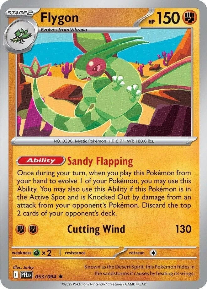 Flygon 053/094 Reverse Holo