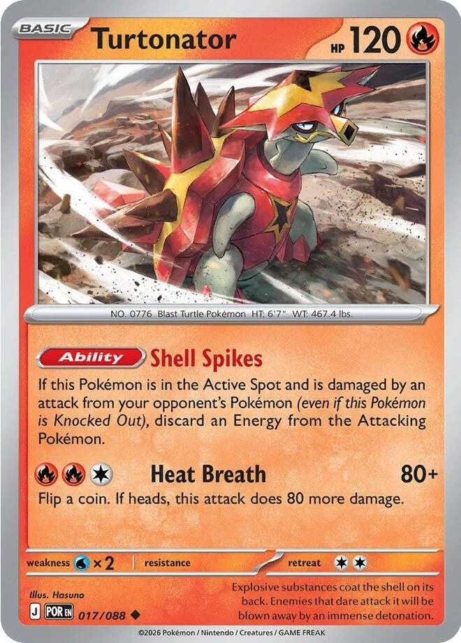 Turtonator 017/088 Reverse Holo