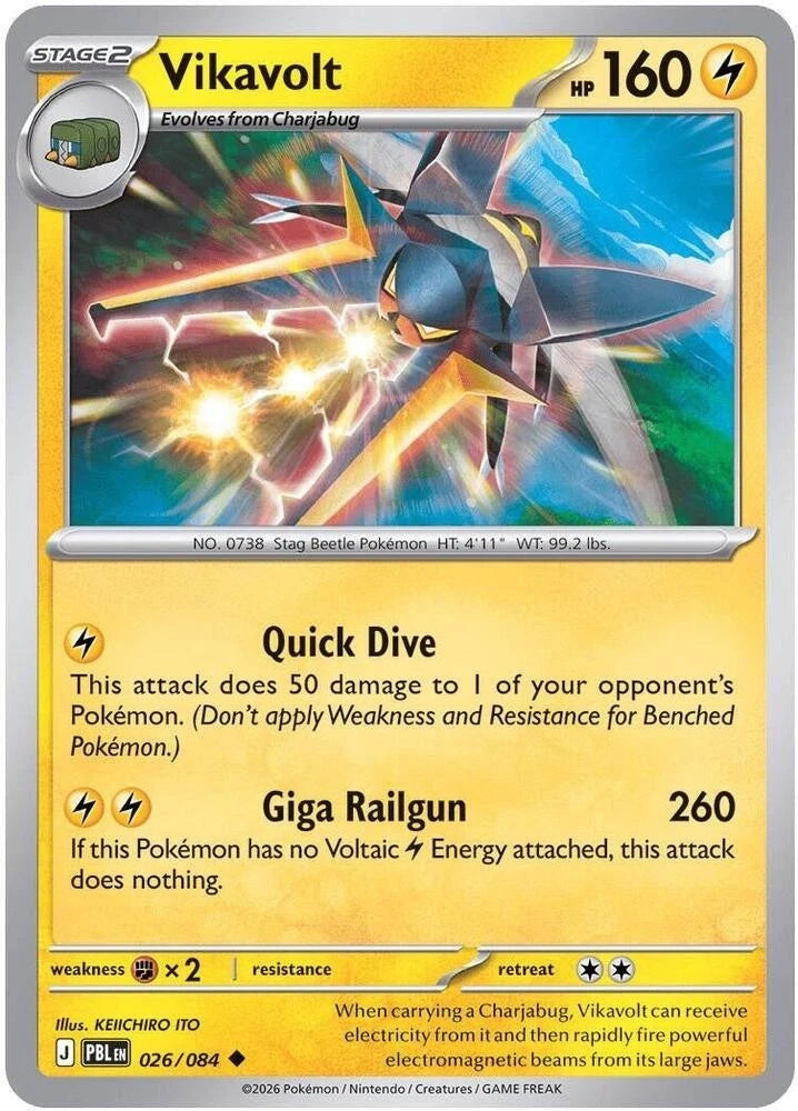 Charjabug 025/084 Reverse Holo