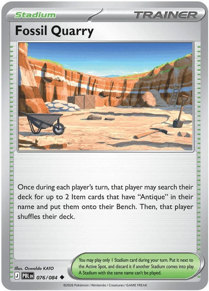 Fossil Quarry 076/084 – Pitch Black