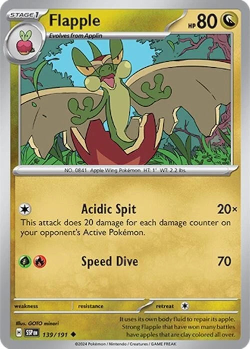 Flapple 139/191 Reverse Holo