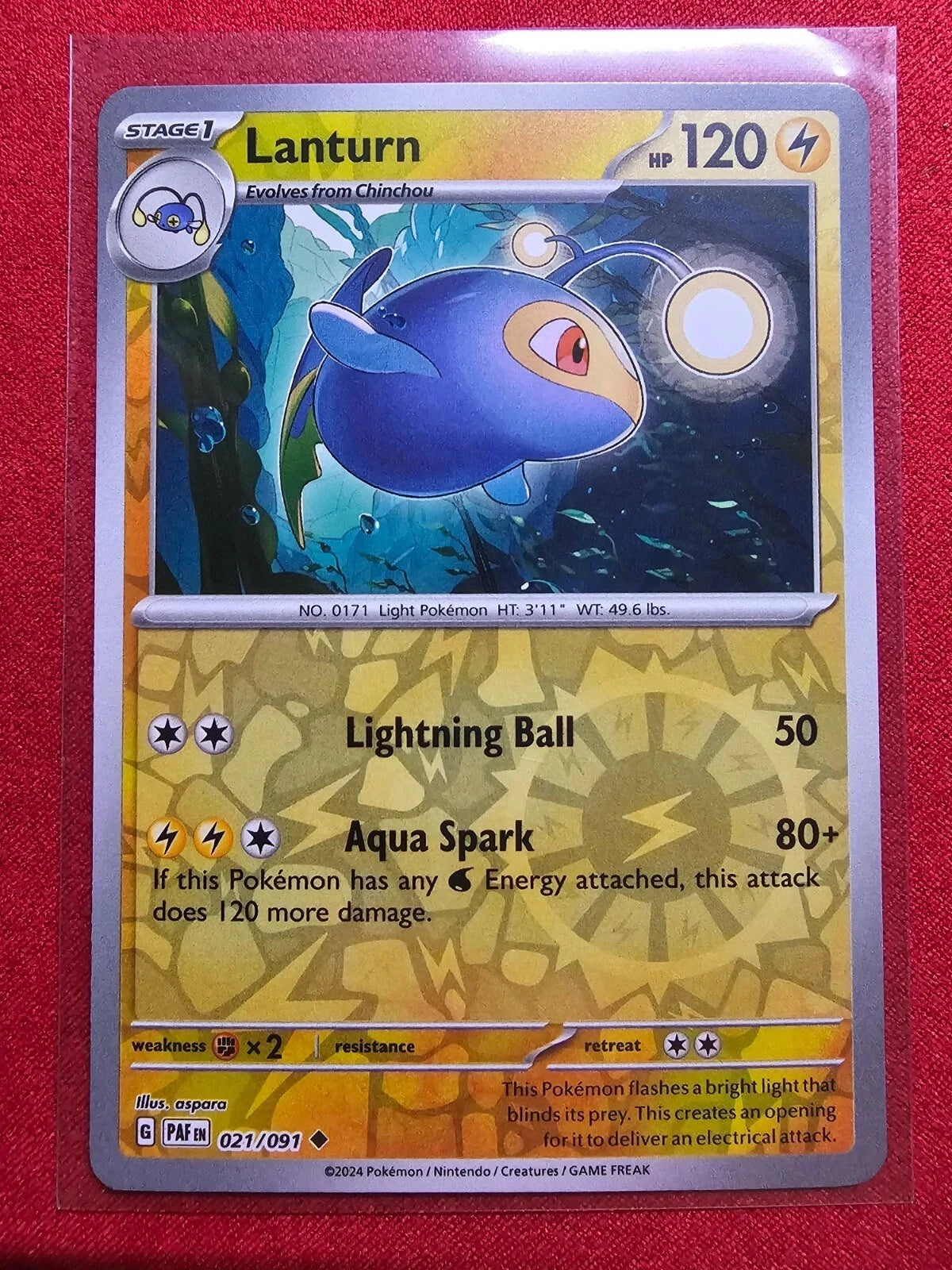 Lanturn 021/091 Reverse Holo
