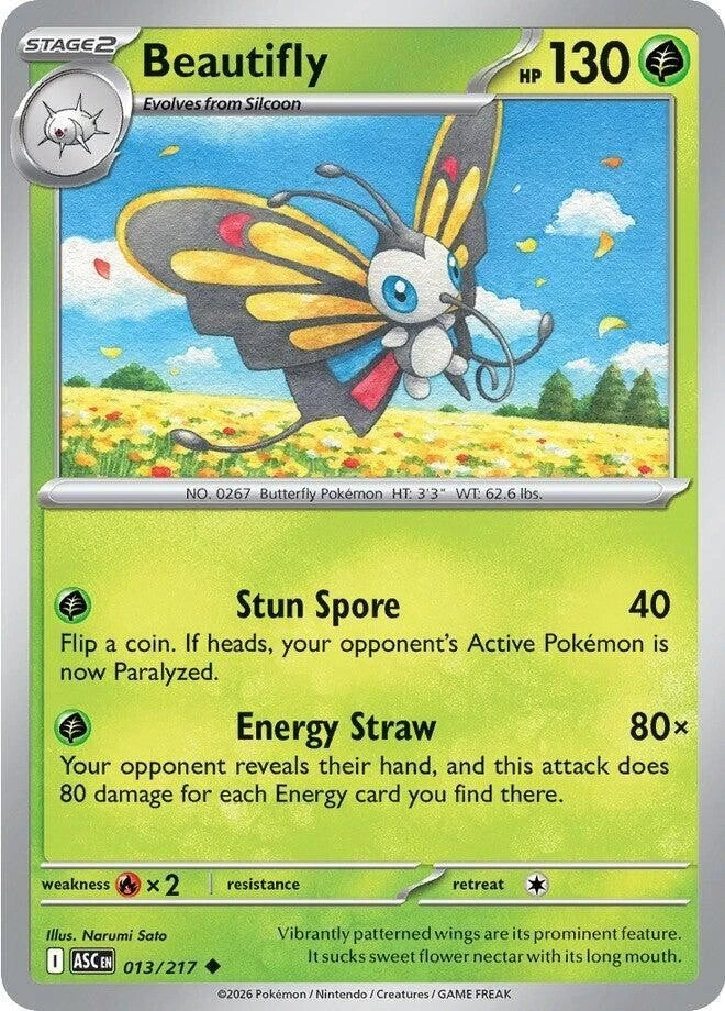 Beautifly 013/217 Reverse Holo