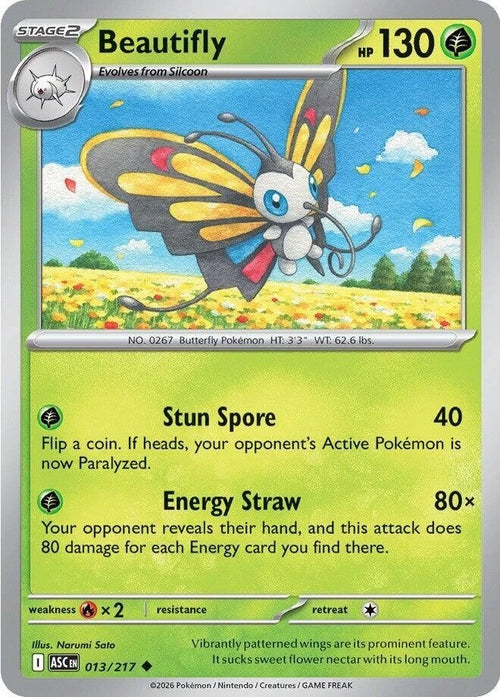 Beautifly 013/217 Reverse Holo
