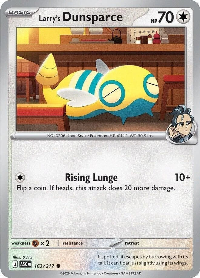 Larry's Dunsparce 163/217 Reverse Holo