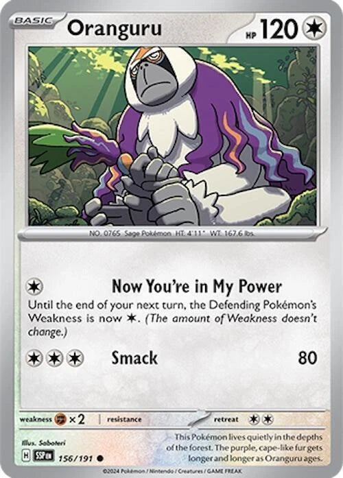 Oranguru 156/191 Reverse Holo