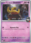 Team Rocket's Drowzee 079/182 Reverse Holo