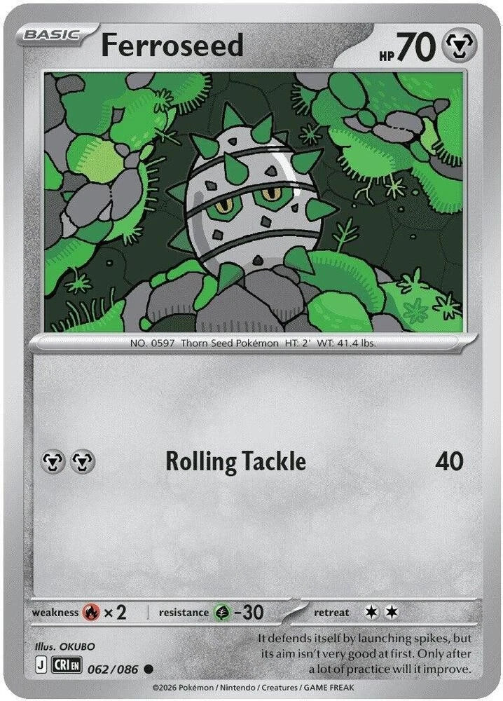Ferroseed 062/086 – Chaos Rising