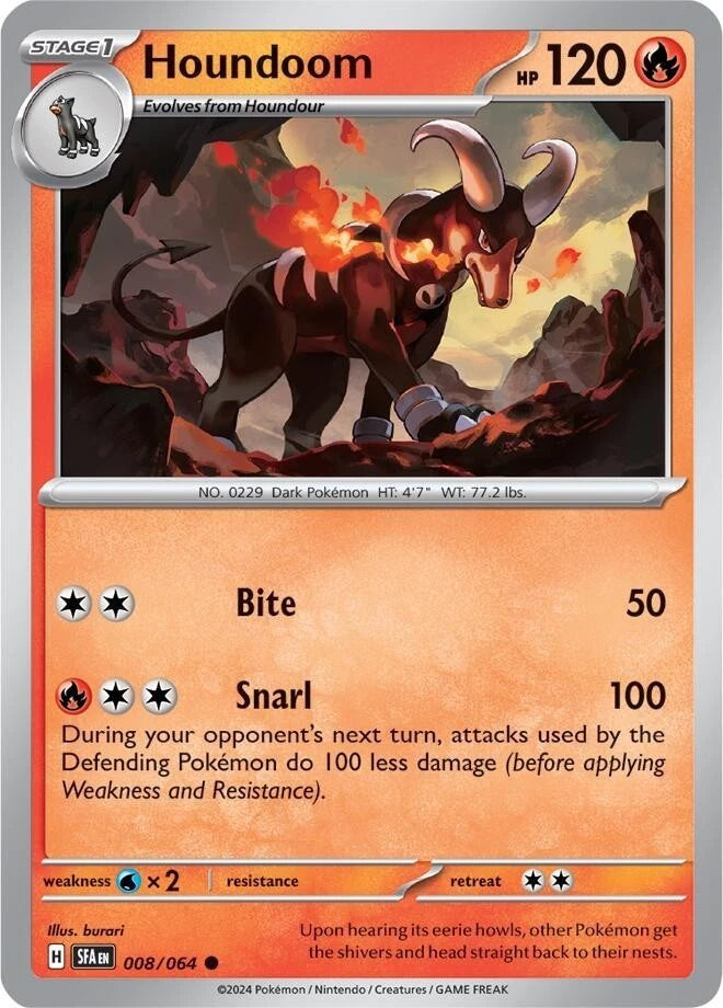 Houndoom 008/064 Reverse Holo