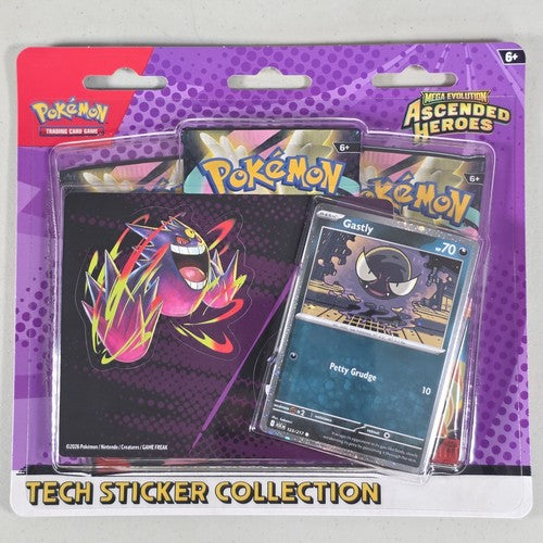 Ascended Heroes – Tech Sticker Collection – Gastly (Sealed)