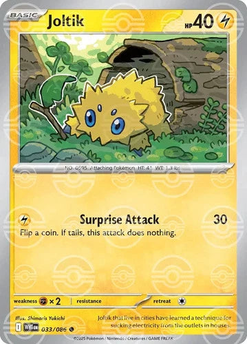 Joltik 033/086 Poke Ball Pattern