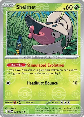 Shelmet 008/086 Poke Ball Pattern
