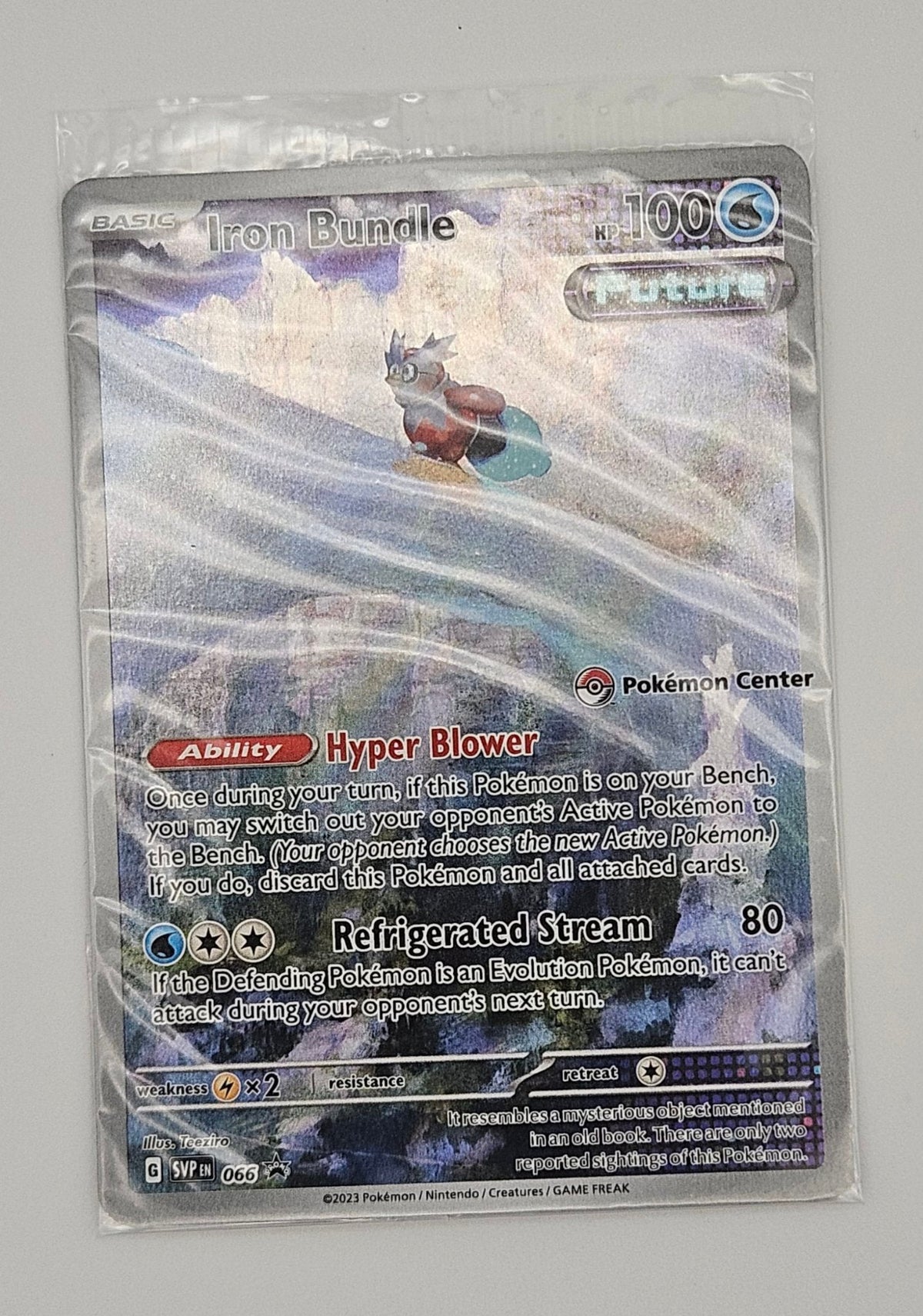 Iron Bundle SVP 066 - Scarlet & Violet Promos - Pokemon Center Stamped Sealed Promo