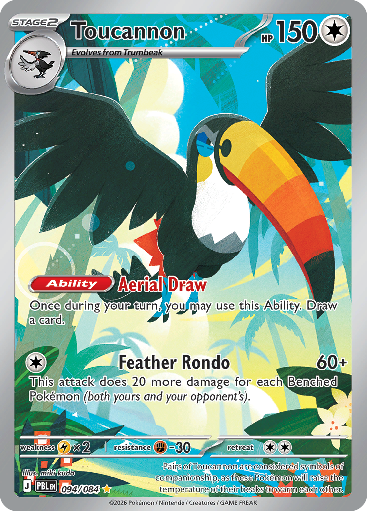 Toucannon 094/084 Illustration Rare – Pitch Black